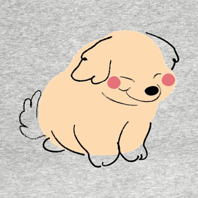 Kawaii Golden Retriever by medimidoodles